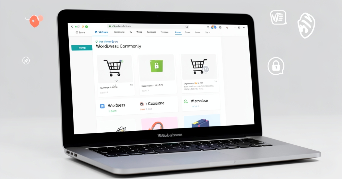 WordPress e-commerce website example