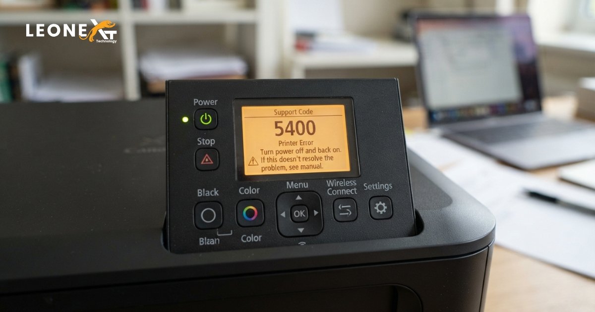 Canon Printer Error Code 5400