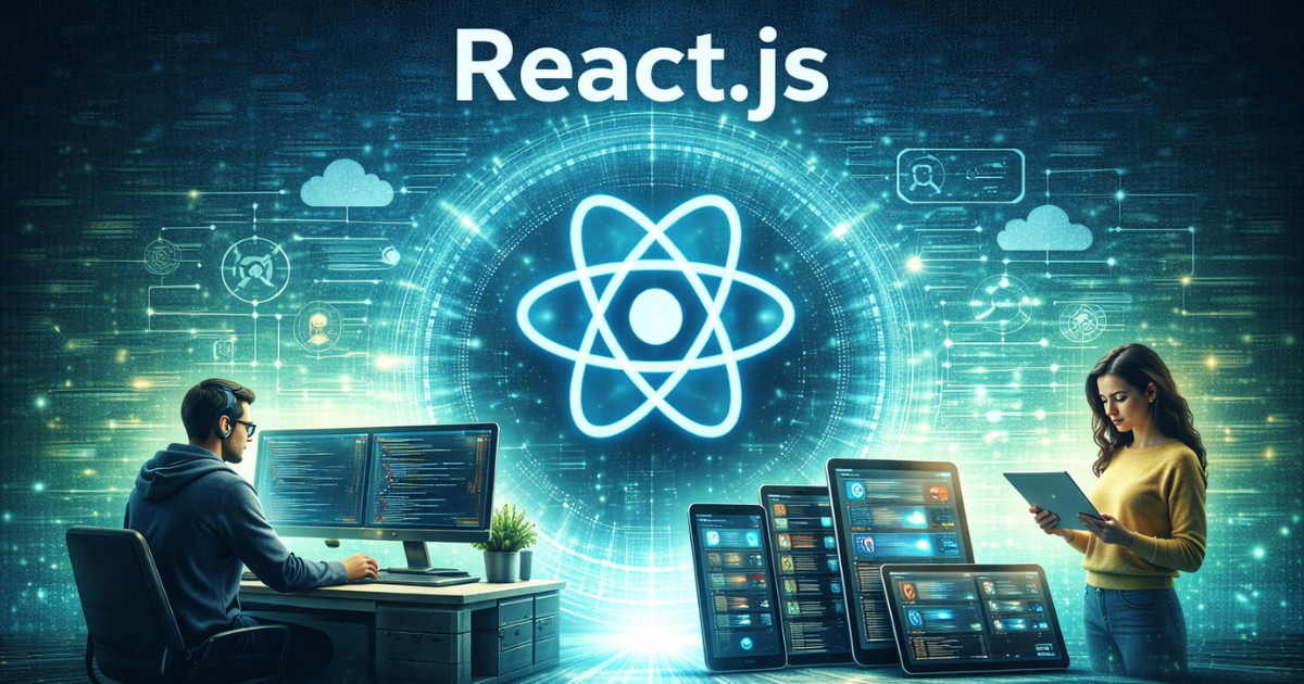 React.js JavaScript library for building fast user interfaces