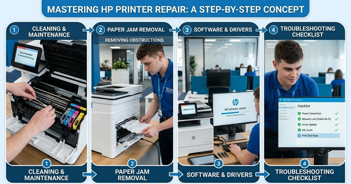 HP Printer Error Repair and Maintenance Steps