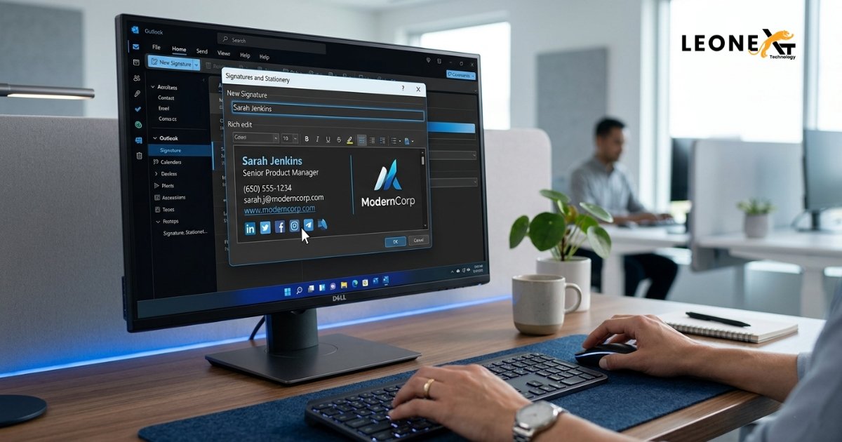 How to Change email signature in Outlook