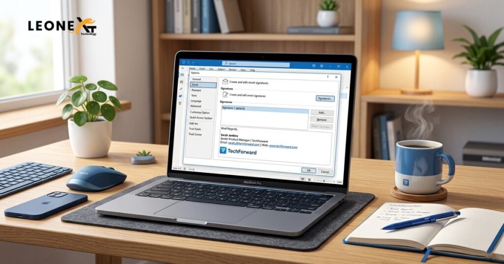 How to Change email signature in Outlook