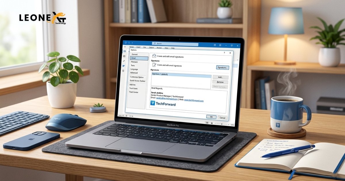How to Change email signature in Outlook