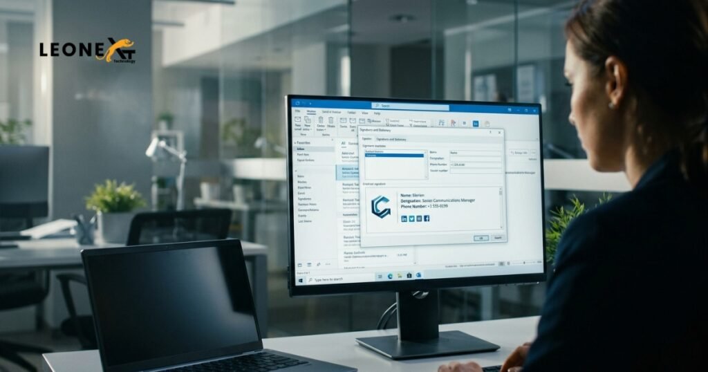 how to add signature in Outlook