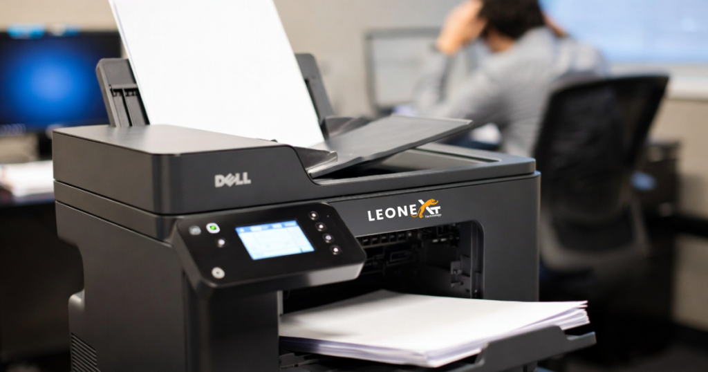 Dell printer printing blank pages issue in office environment
