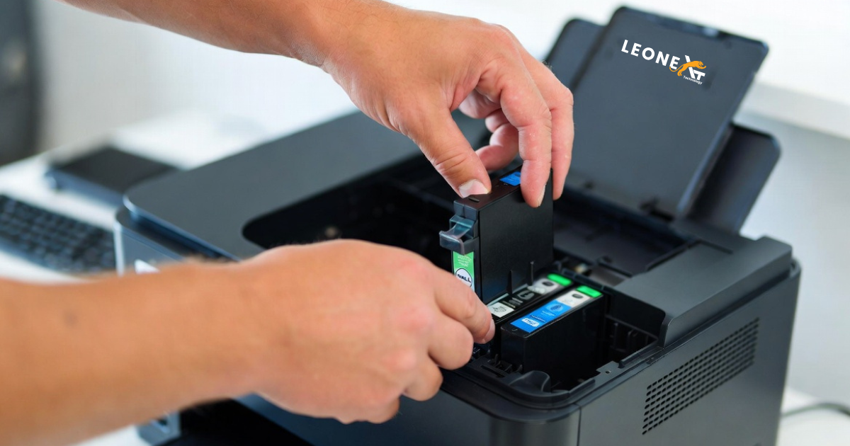 Removing and reinstalling Dell printer ink cartridge properly