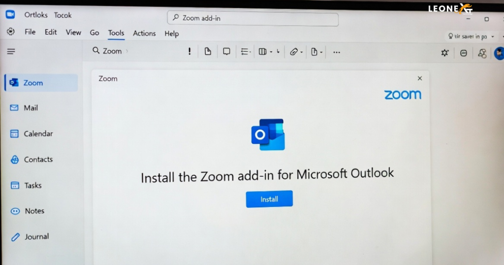 Installing Zoom add-in in Outlook