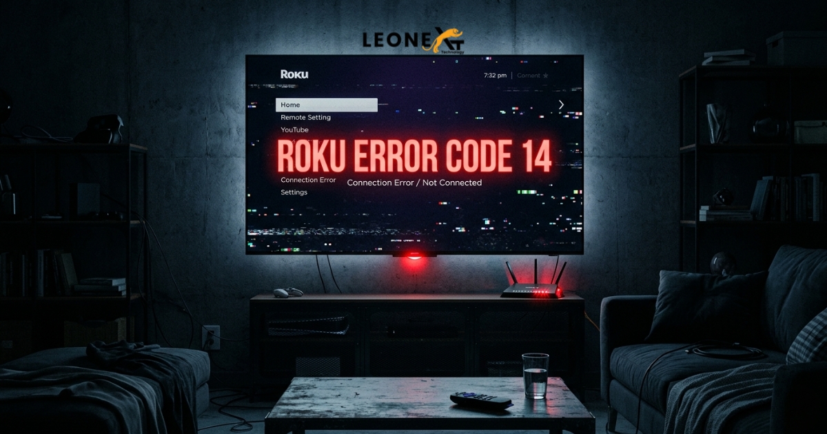 User reconnecting Wi-Fi on Roku device after internet connection error.