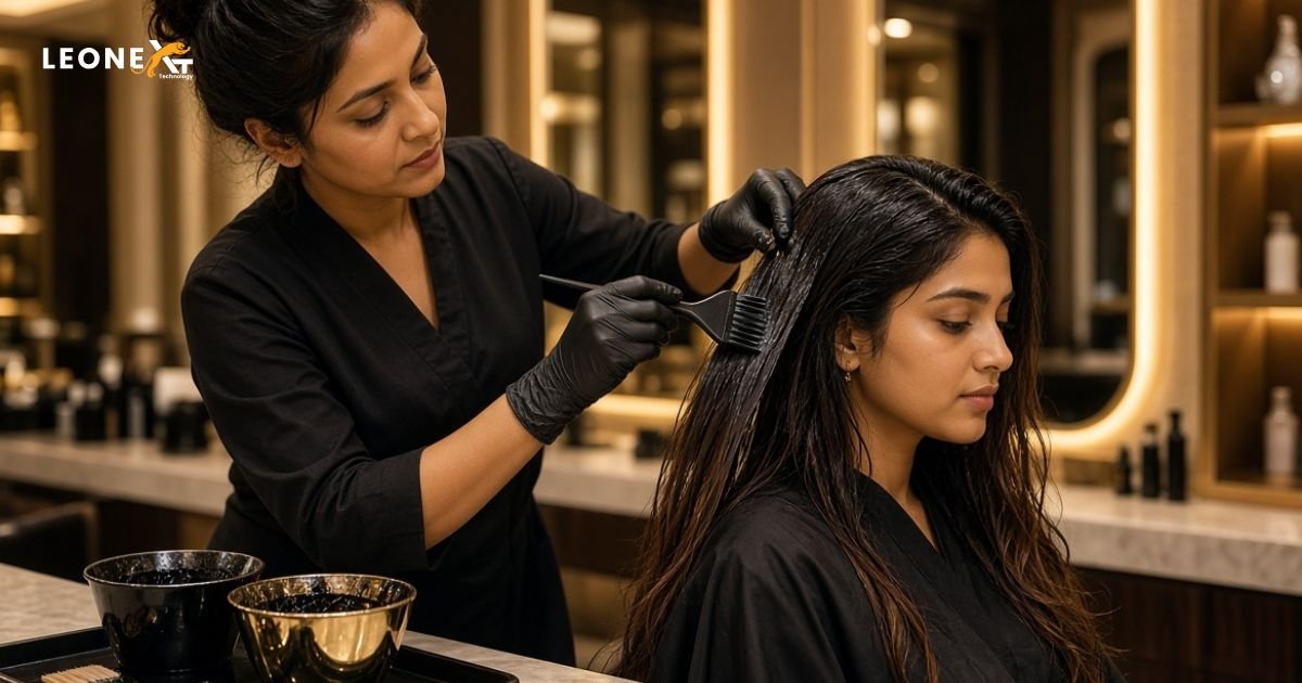 Hair spa and smoothing treatment at a premium salon in Gaur City 2 